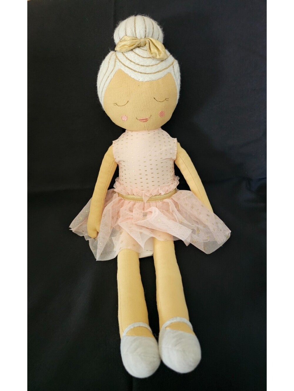 Pillowfort Ballerina Plush Doll Pink Tutu 20" Stuffed Throw Pillow Target Soft